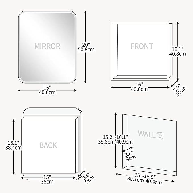 Rectangle Medicine Cabinet