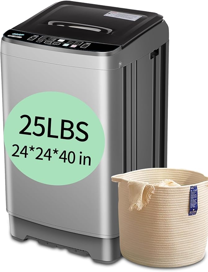 25 lbs Full Automatic Washing Machine