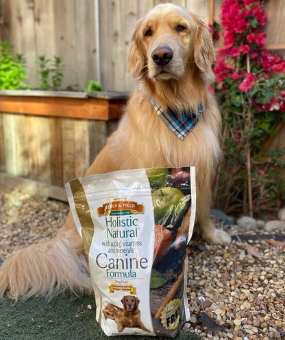 Bench & Field Holistic Natural Adult Dry Dog Food, Chicken Meal and Brown Rice Recipe 6.6 lb Bags (Pack of 2)