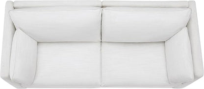 CHITA Luxury Oversized Loveseat Sectional Sofa Couch, Premium Down Filled Modular Sectional Sofa, FSC Certified, 80‘’ Width, 2 Seat Cloud Couch for Living Room, Cream