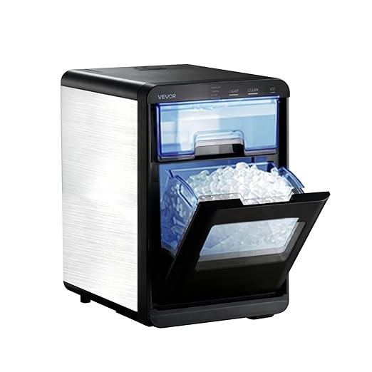 VEVOR Countertop Ice Maker, 44 lbs per Day, Self-Cleaning Portable Machine