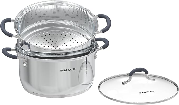 SUNHOUSE - 3.1 Quart Steamer Pots