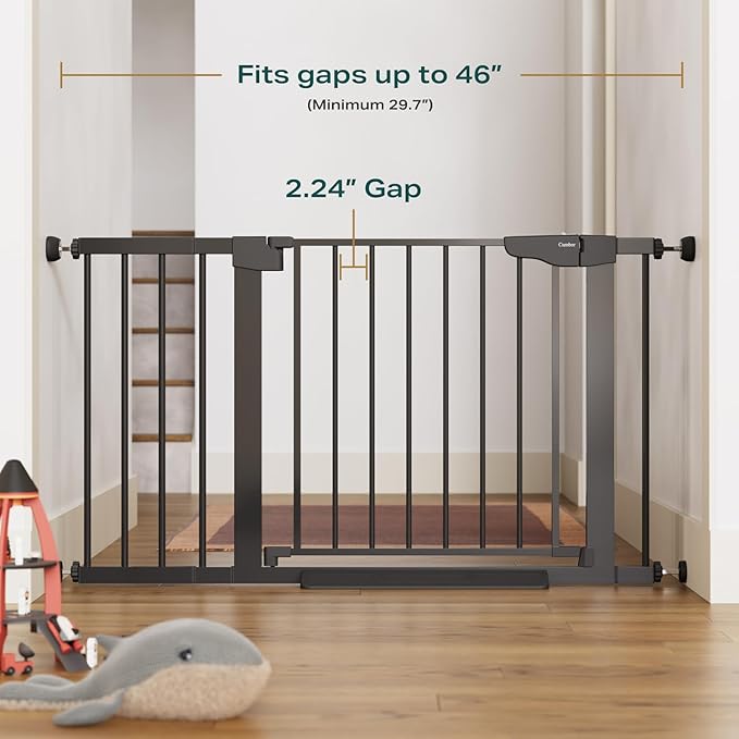 Cumbor 2 Pack 29.7-46" Baby Gate