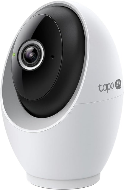 Tapo 4K Indoor Pan/Tilt Wired Security Camera