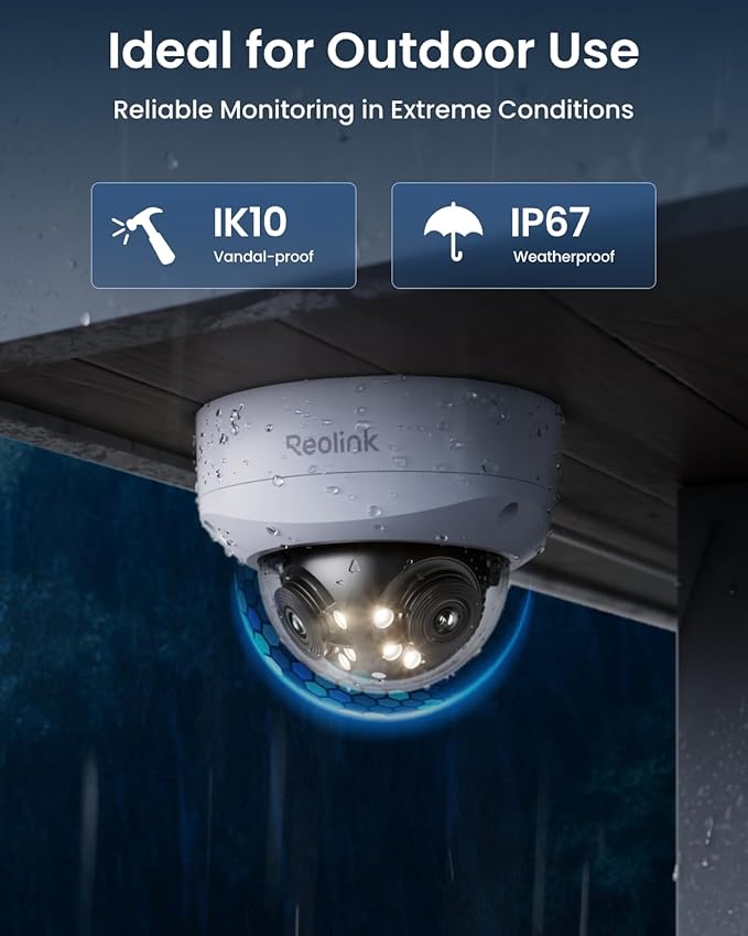 REOLINK Duo 3V PoE, 16MP UHD Dual-Lens PoE Security Camera