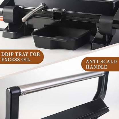Panini Press Grill Sandwich Maker, Large Electric 3 in 1 Panini Sandwich Maker