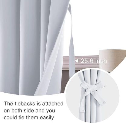 JIUZHEN 80 Inch Length Door Curtains