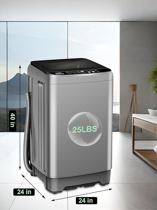 25 lbs Full Automatic Washing Machine