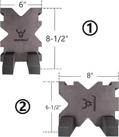 Highwild Shooting Foam Rest X-Block Bench Rest with Base
