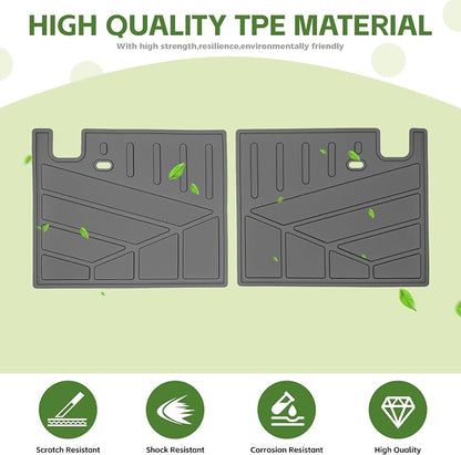3rd Row Seat Back Mat for 2025 2026 Toyota 4Runner 7 Seats Gas, Backrest Mats Rear Seatback Cover All Weather TPE Protector Cargo Liner Accessories(Not for Hybrid EV/i-Force MAX)