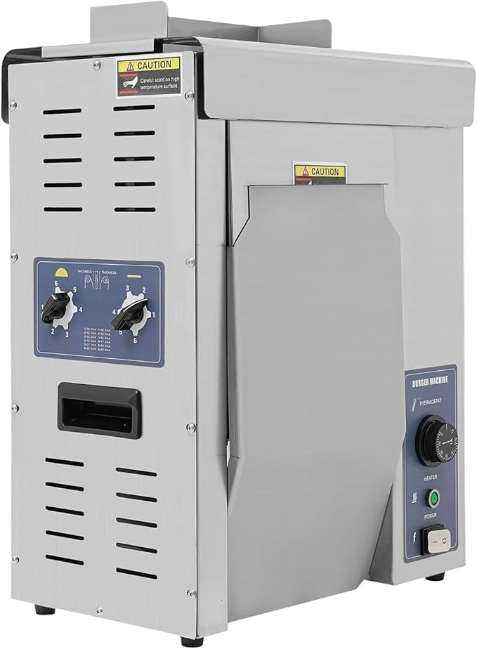 Commercial Burger Bun Toaster, 2000W Commercial Hamburger Bread Baking Machine
