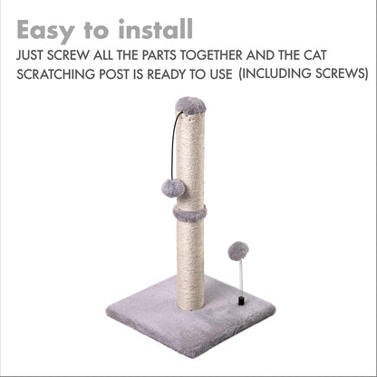MECOOL Cat Scratching Post Premium Basics Kitten. Everyday comfort that fits naturally into your space.