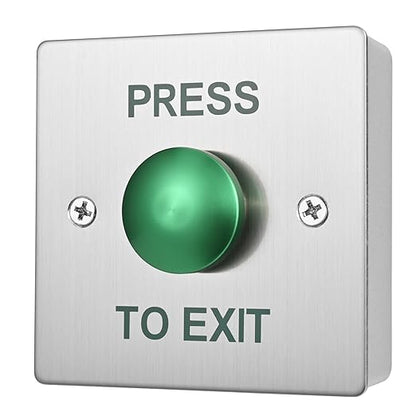 Push to Exit Button for Door Access Control Big Press Button Waterproof