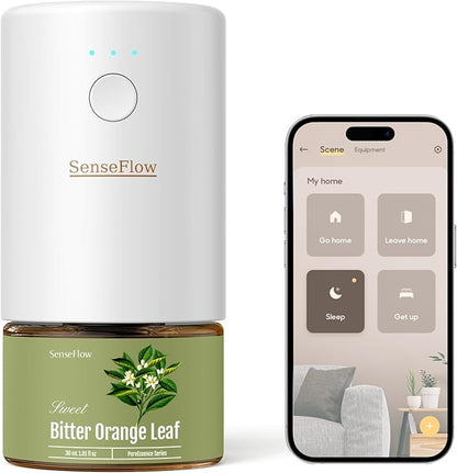 SF101S Pro Smart Waterless Essential Oil Diffuser, Plug in Aromatherapy