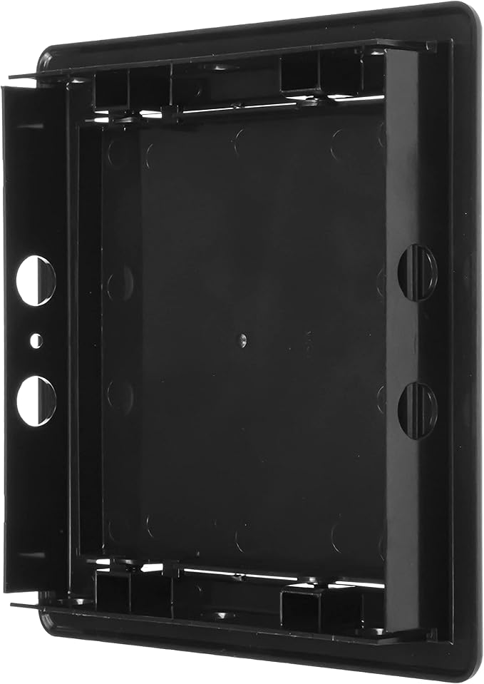 6" x 6" Black Plastic Access Panel. Service Shaft Door Panel. Plumbing