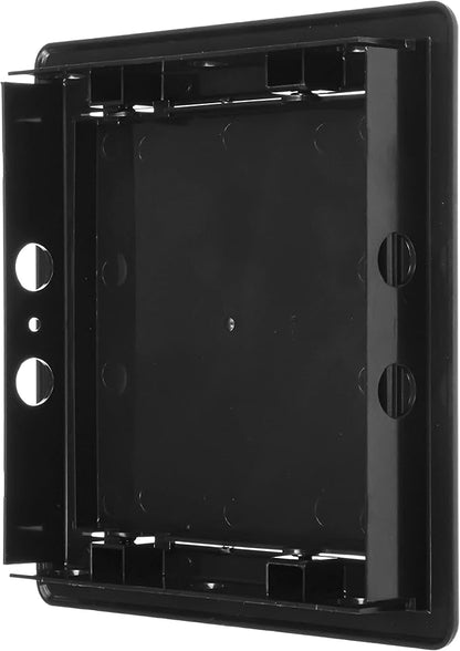 6" x 6" Black Plastic Access Panel. Service Shaft Door Panel. Plumbing
