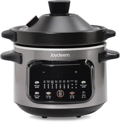 Joydeem 4 Quart Electric Stew Pot, 500W Multi-Functional Cooking Pot