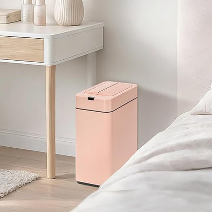 Sensor Trash Can with Butterfly Lid 2.6 Gallon Rectangular Automatic Garbage Can