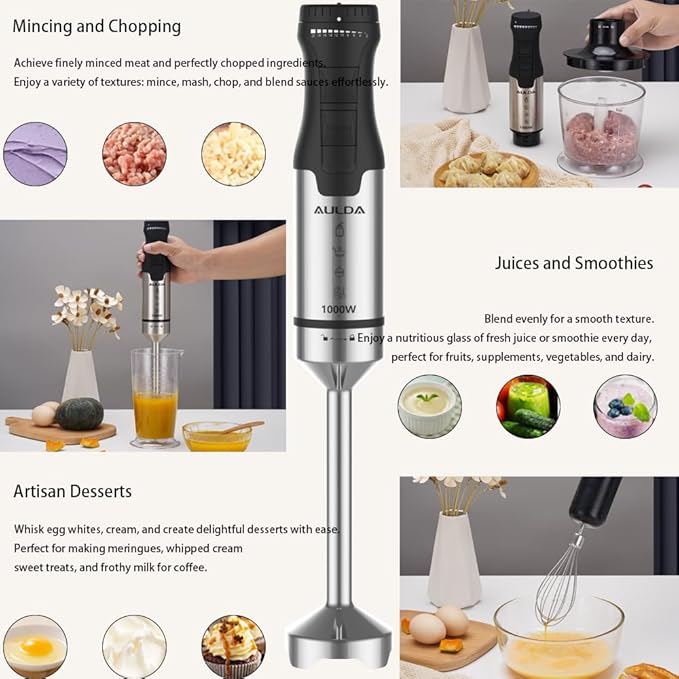 1000W 5-in-1 Immersion Hand Blender