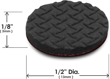 Slipstick GorillaBumperPads Premium 1/2” Rounds Adhesive Non Slip Pads/Bumpers (64 Gripper Dots) Perfect Grips for Small Items/Décor, Cabinet Stoppers, Drawer/Door Bumpers, Glass/Picture Frame Pads