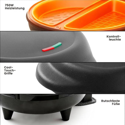 Dual Zone Electric Omelette Maker