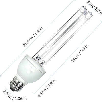 BAIMNOCM UV Light Bulb, UV-C Light Bulb 25 Watt E26 Base, One Bulb Ozone and