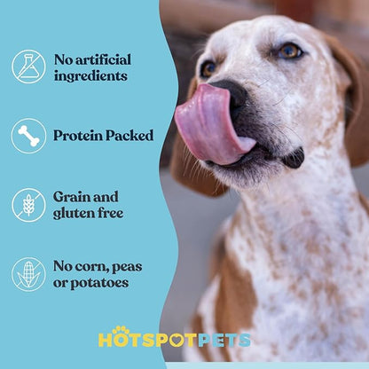 hotspot pets Braided Bully Sticks for Dogs -(12 Inch -10 Pack) All Natural Long Lasting Twisted Beef Pizzle Dog Chew Treats - Grain Free Fully Digestible Rawhide Alternative - 12 Inch Stix