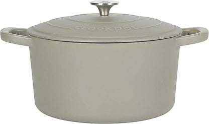 Crock-Pot Artisan 5-Quart Round Cast Iron Dutch Oven