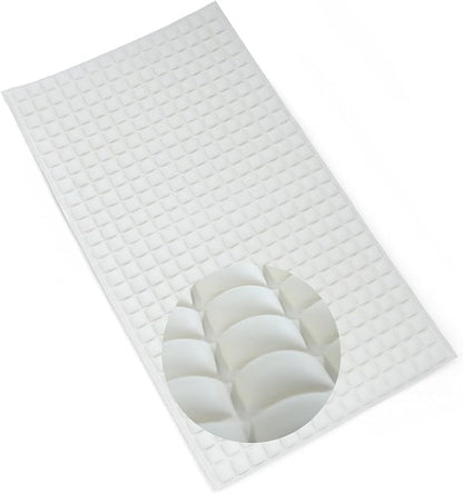 SlipX Solutions Extra Comfort Bathtub Mat Designed for Sensitive Feet, Cloud-Like Softness with Non-Slip Grip, Cream