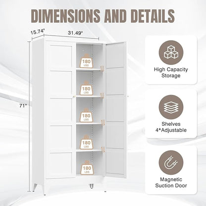 Yizosh Metal Storage Cabinet