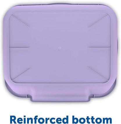 Bunny Go Here Rabbit Litter Box by Kit's Pet Pans Storybook Lavender Color Great for Ferrets Too! USA Made and 100% Warranty.