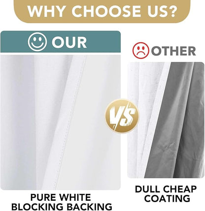 H.VERSAILTEX 100% Blackout Curtains