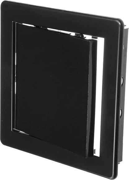 6" x 6" Black Plastic Access Panel. Service Shaft Door Panel. Plumbing