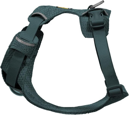 Ruffwear, Front Range Flex Dog Harness, Engineered Knit Construction for Ultimate Fit and Mobility, Lightweight Flexible Everyday Harness with Dual Leash Clips, Deep Teal, Medium