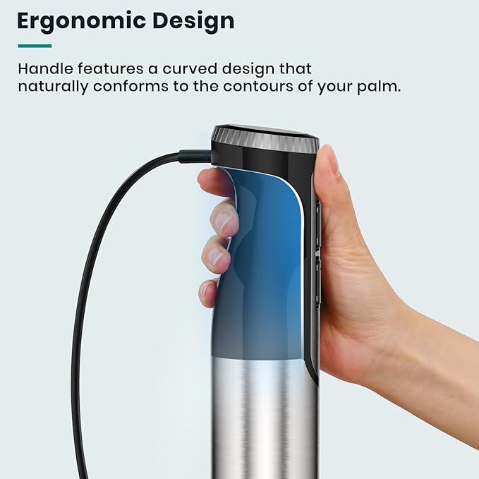 1800W Immersion Blender Handheld 4-in-1 Hand Blender Stick