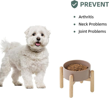 Ceramic 6.1inch Raised Dog Bowl