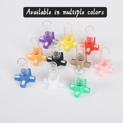 Jumping Spider Water Dispenser, Magnetic Hanging Feeder,Suitable for Jumping Spiders,Tarantulas, Praying Mantises,Arboreal Animals, and Other Small Animal Enclosure Accessories,5ML (Purple)