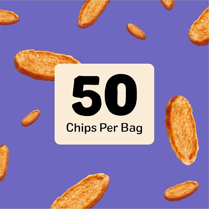 Three Dog Bakery Bark’N Crunch! Chicken Chips, Small 4oz, Cheese Flavor, Crunchy Dog Treats, Two Ingredients, High Protein Snacks, Chicken Treats, Low Calorie Healthy Training Treat, Made in USA
