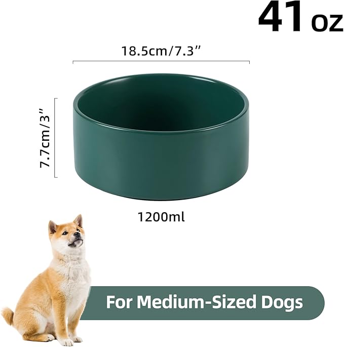 Ceramic Dog Bowl, Food and Water Bowl