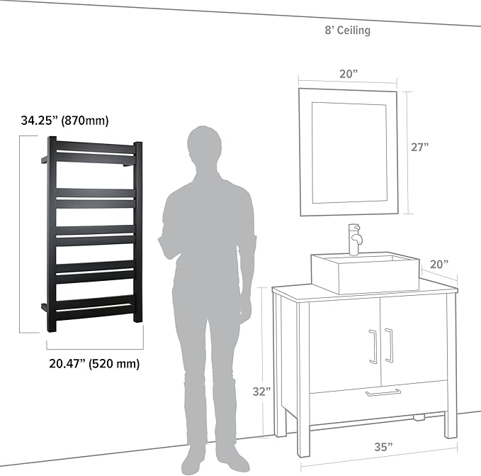 WarmlyYours Heated Towel Warmer