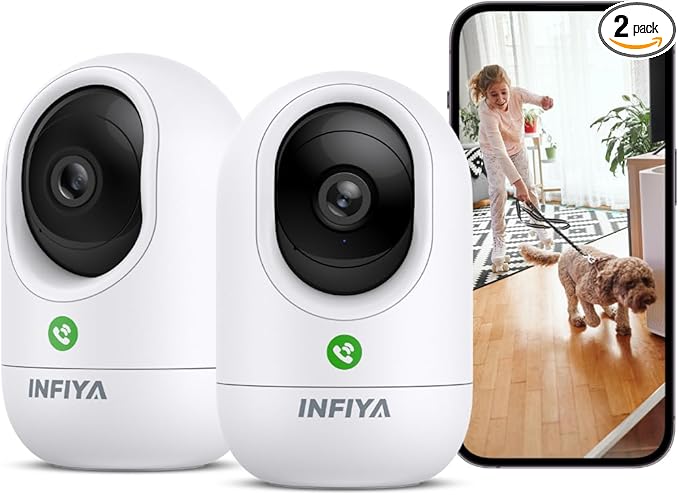 2K Security Camera Indoor-360 Cameras