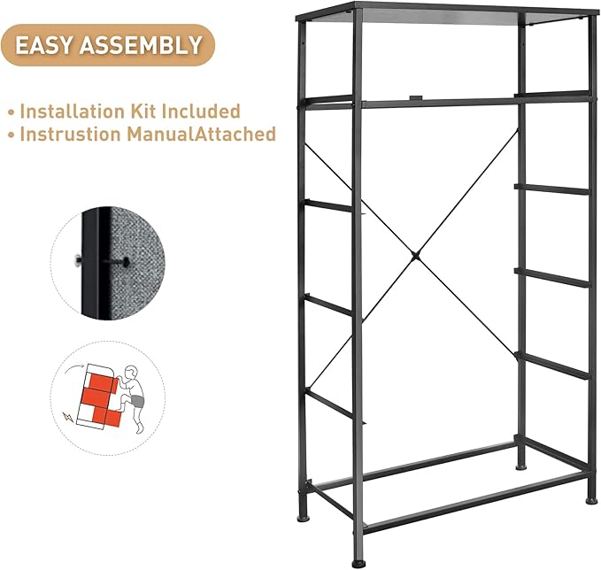 Mifuro Tall Dresser for Bedroom, Vertical Storage Organizer Tower