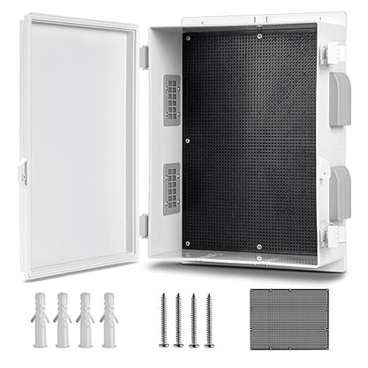 Outdoor Waterproof Electrical Junction Box, ABS Water Resistant Enclosure