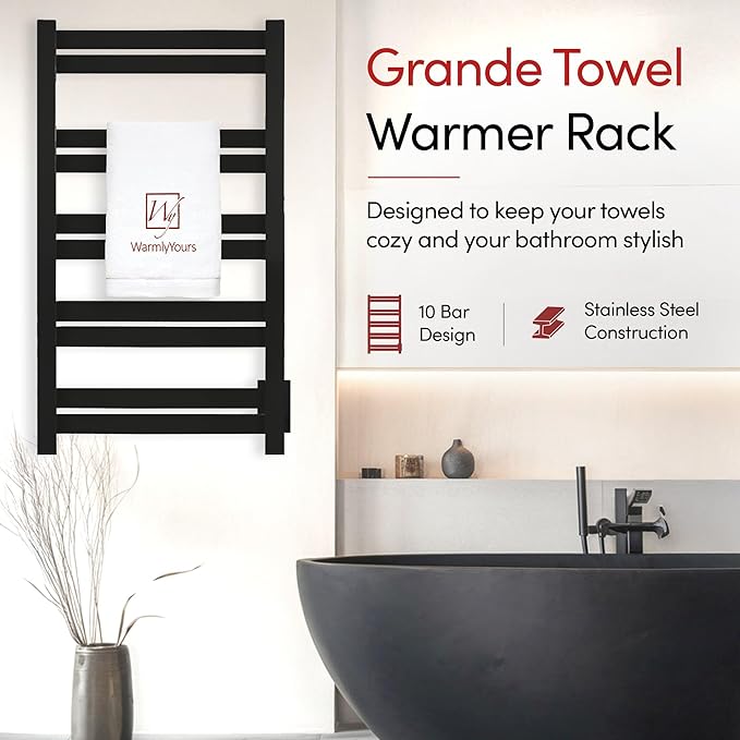 WarmlyYours Heated Towel Warmer