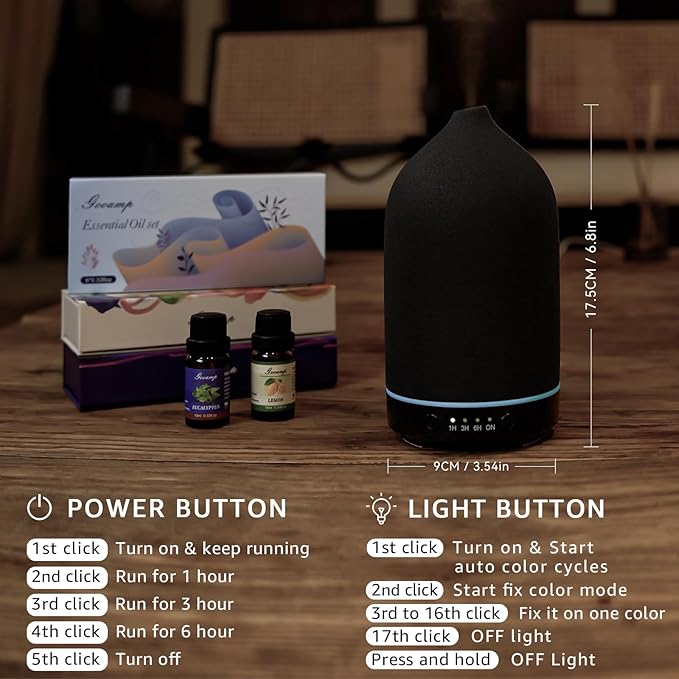 200ML Ceramic Essential Oil Diffuser