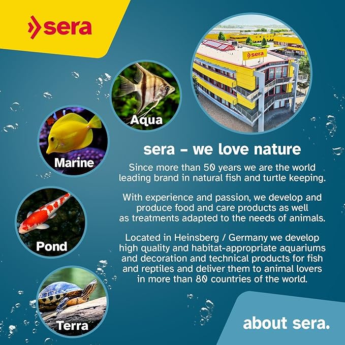 Sera Discus Granules Nature 10l (147,1 oz) | Main Feed for All Discus & Ornamental Fish | Rich in Aquatic Proteins & Minerals | No Dyes or Preservatives | Boosts Growth, Health & Fertility