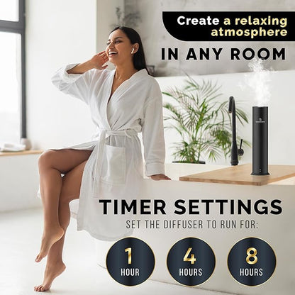 Luxury Essential Oil Diffuser – Waterless Oil Diffuser