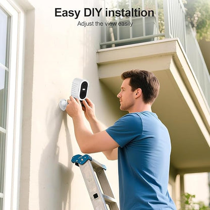Security Cameras Wireless Outdoor, 2K Battery Powered WiFi Camera