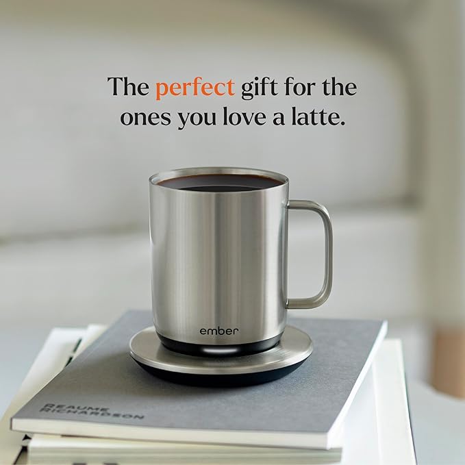 Ember Temperature Control Smart Mug 2, 10 Oz, App-Controlled Heated Coffee Mug