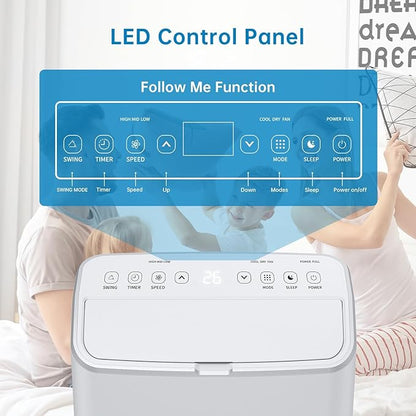 Portable Air Conditioners, 15000 BTU Cooling Capacity